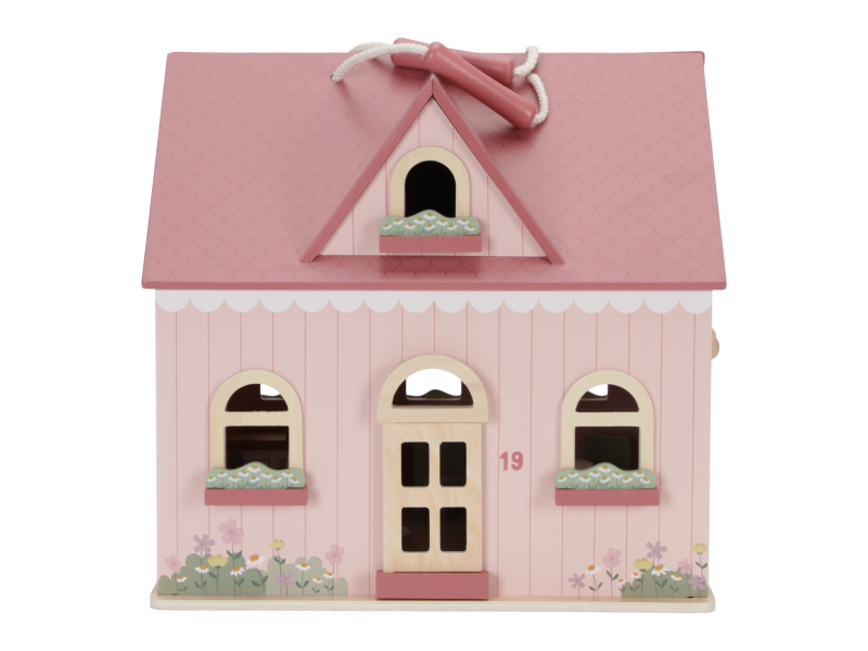 Domeček pro panenky dřevěný přenosný