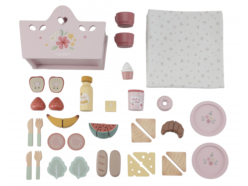 Sada na piknik dřevěná