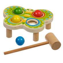 Lucy & Leo Motýl - dřevěná zatloukačka 4 koule