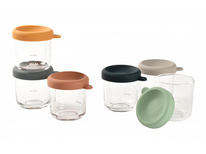 Kelímky na jídlo skleněné 6x 250 ml Sunrise