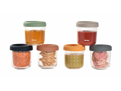 Kelímky na jídlo skleněné 6x 250 ml Sunrise