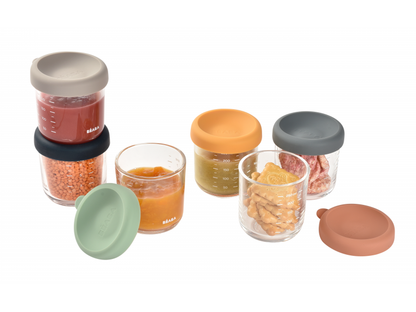 Kelímky na jídlo skleněné 6x 250 ml Sunrise