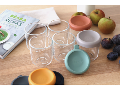 Kelímky na jídlo skleněné 6x 250 ml Sunrise