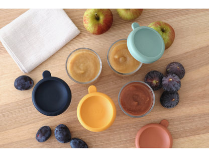 Kelímky na jídlo skleněné 6x 250 ml Sunrise