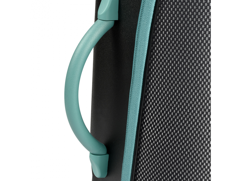 Kufr na kolečkách se sedátkem Eazy Green Blue