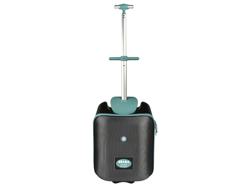 Kufr na kolečkách se sedátkem Eazy Green Blue