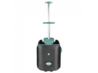 Kufr na kolečkách se sedátkem Eazy Green Blue