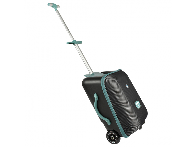 Kufr na kolečkách se sedátkem Eazy Green Blue