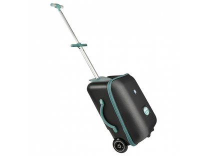 Kufr na kolečkách se sedátkem Eazy Green Blue