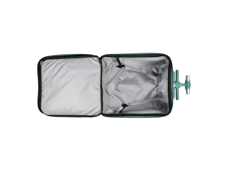 Kufr na kolečkách se sedátkem Eazy Green Blue