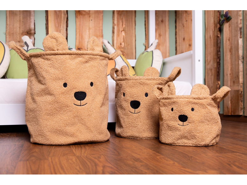 Koš na hračky Teddy Beige 40x40x40 cm