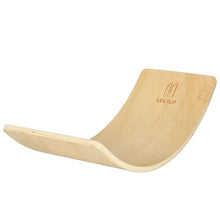 Dětská balanční deska přírodní dřevěná