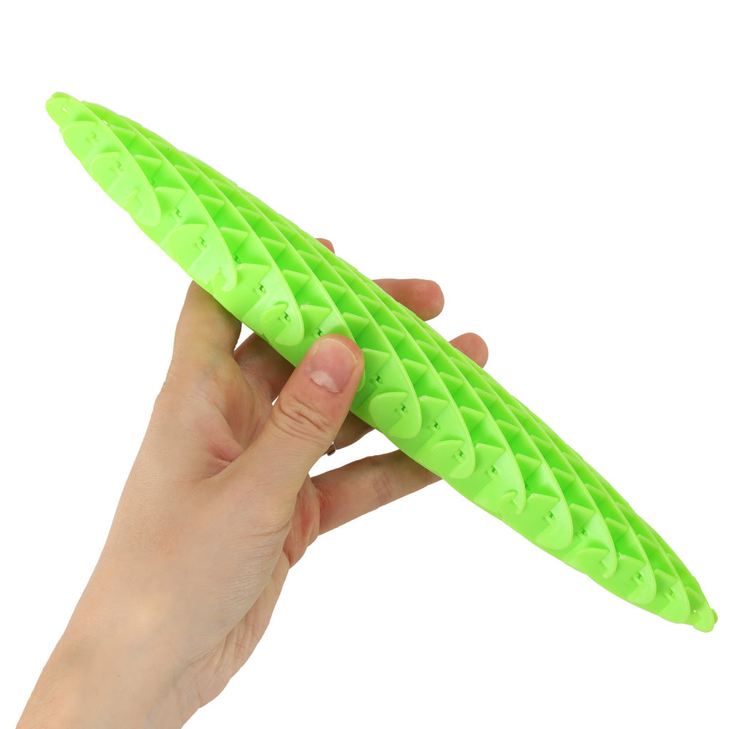 Fidget Worm – senzorická antistresová hračka k mačkání a natahování (zelená)