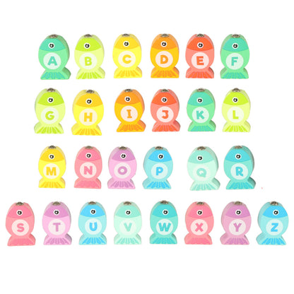 Dřevěná hra s rybičkami