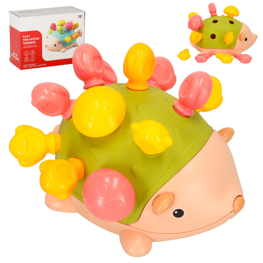 Montessori senzorický ježek (zelený)