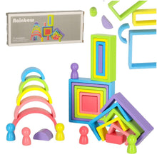 Duhová Montessori stavebnice - vzdělávací sada