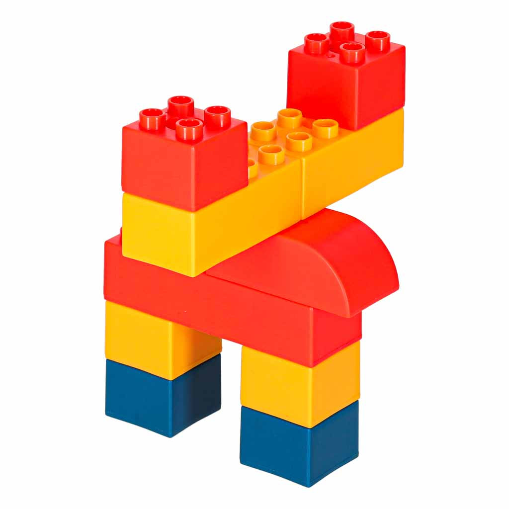 Konstrukční stavebnice s motorem – 116 dílů, pohyblivé prvky, STEM sada