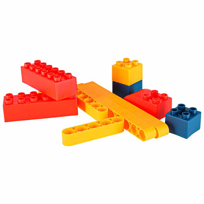 Konstrukční stavebnice s motorem – 116 dílů, pohyblivé prvky, STEM sada