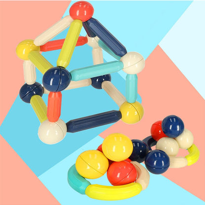 Magnetické stavebnice v krabici 36 ks
