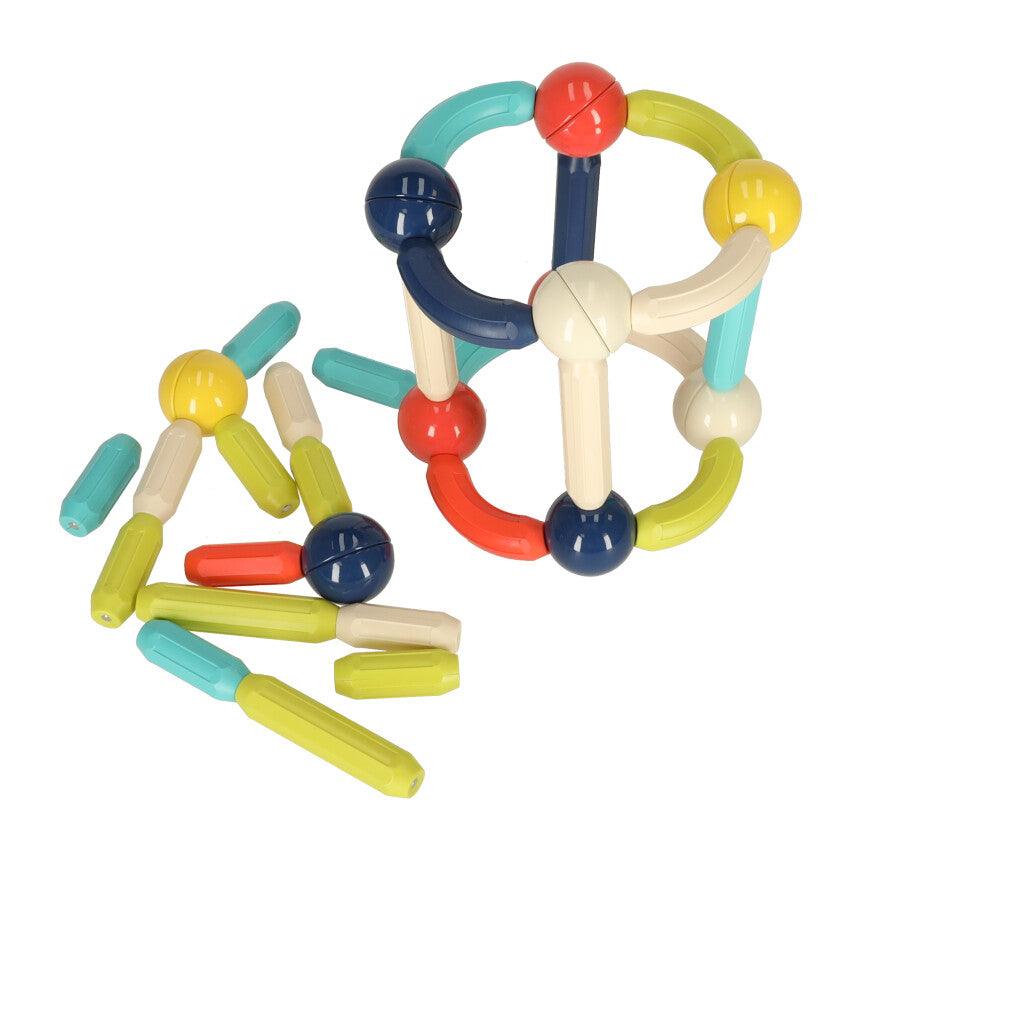 Magnetické stavebnice v krabici 36 ks