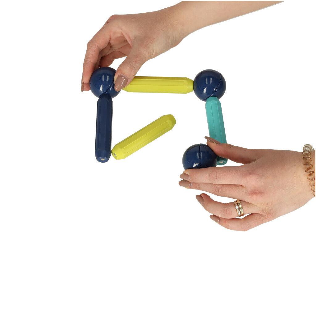 Magnetické stavebnice v krabici 36 ks