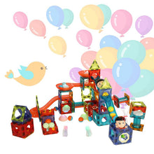 Svítící magnetická kuličková dráha 202 ks