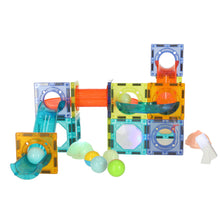 Svítící magnetická kuličková dráha 49 kusů