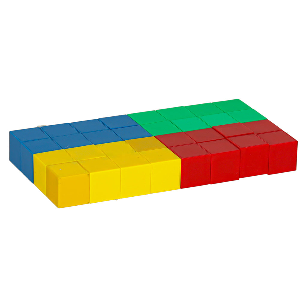 Magnetické kostky – barevné stavební bloky 32 ks