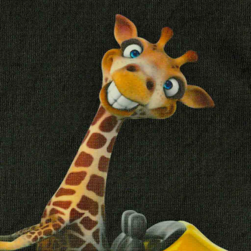 Statická sluneční clona do auta (2 ks, motiv žirafa)