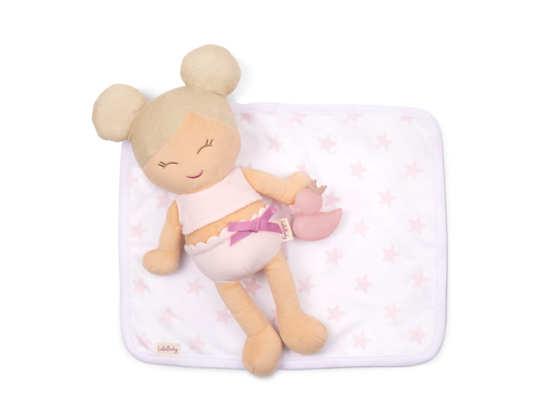 Panenka plyšová do vany Blonde Hair