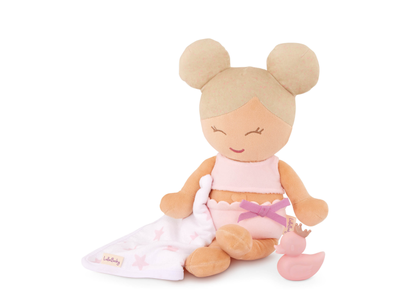 Panenka plyšová do vany Blonde Hair