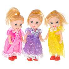 Sada mini panenek do domečku pro panenky – 3 ks (10 cm)