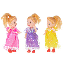 Sada mini panenek do domečku pro panenky – 3 ks (10 cm)