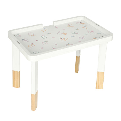 Dřevěný senzorický stolek LULILO LUDO – růžový