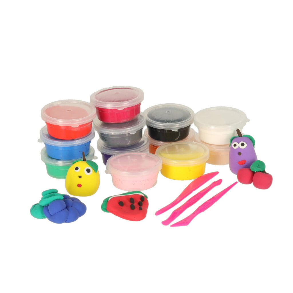 Magic marshmallows plastelína 12x15g s příslušenstvím