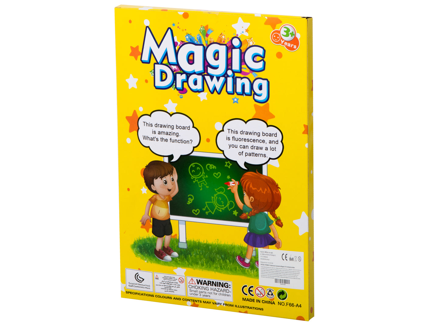 Magická tabulka na kreslení světlem + UV pero – kreativní sada