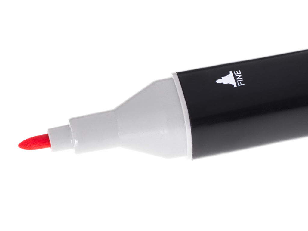 Oboustranné alkoholové fixy – sada 168 ks v praktickém pouzdře