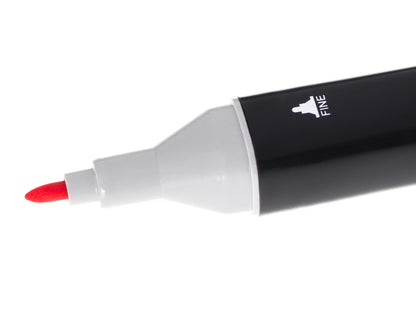 Oboustranné alkoholové fixy – sada 168 ks v praktickém pouzdře