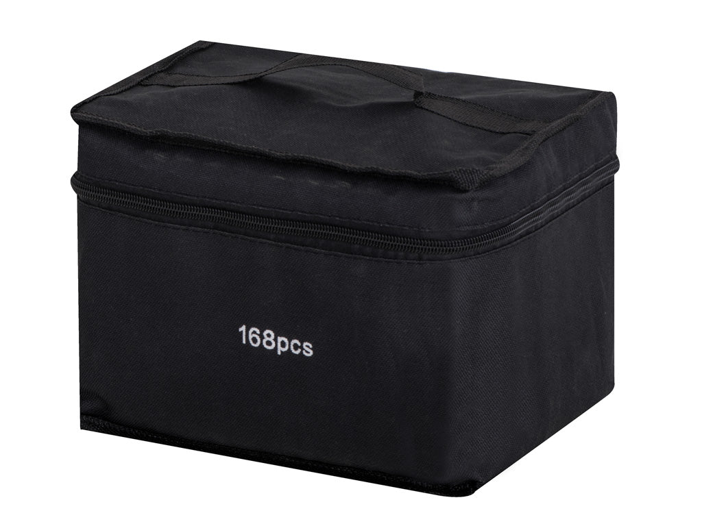 Oboustranné alkoholové fixy – sada 168 ks v praktickém pouzdře