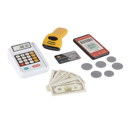 Dřevěný trh LULILO Melo – supermarket s pokladnou