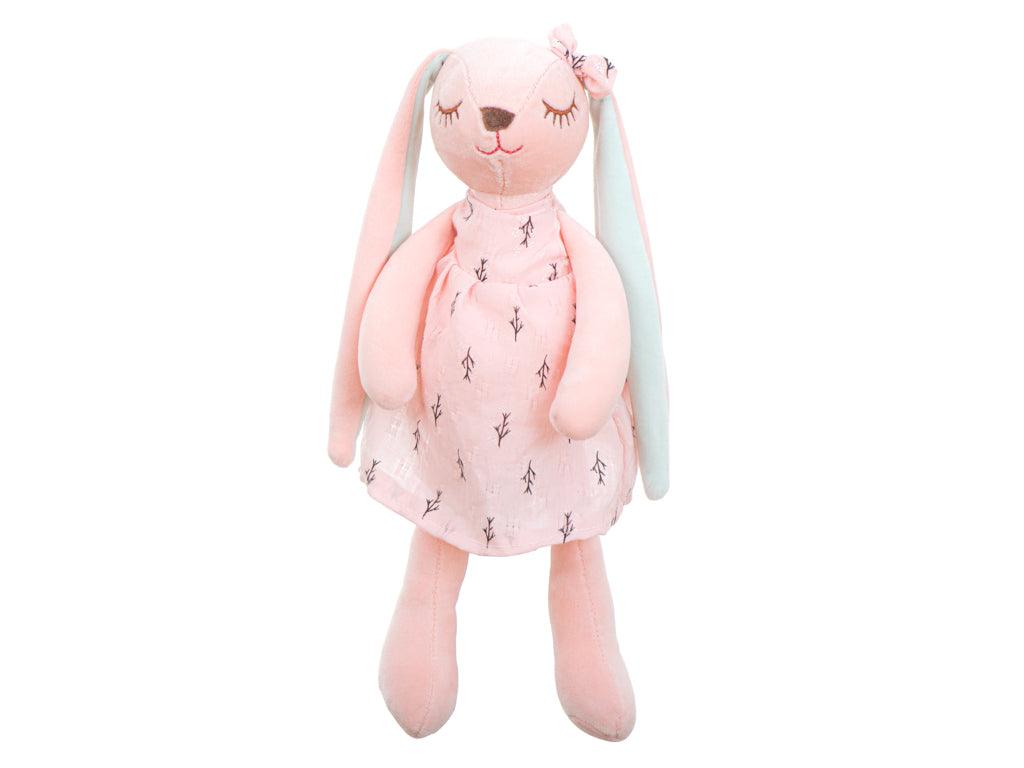 Plyšový králík růžový 35 cm