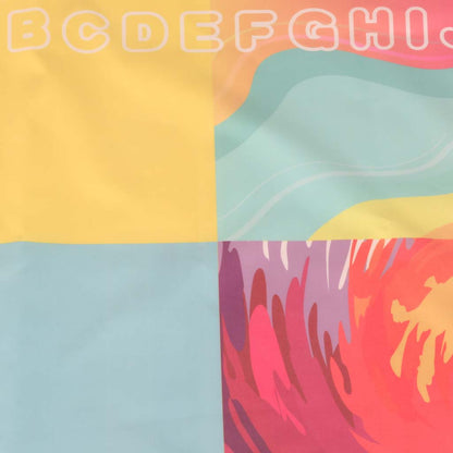 Vodní malovací podložka s příslušenstvím – 100 × 80 cm, abeceda