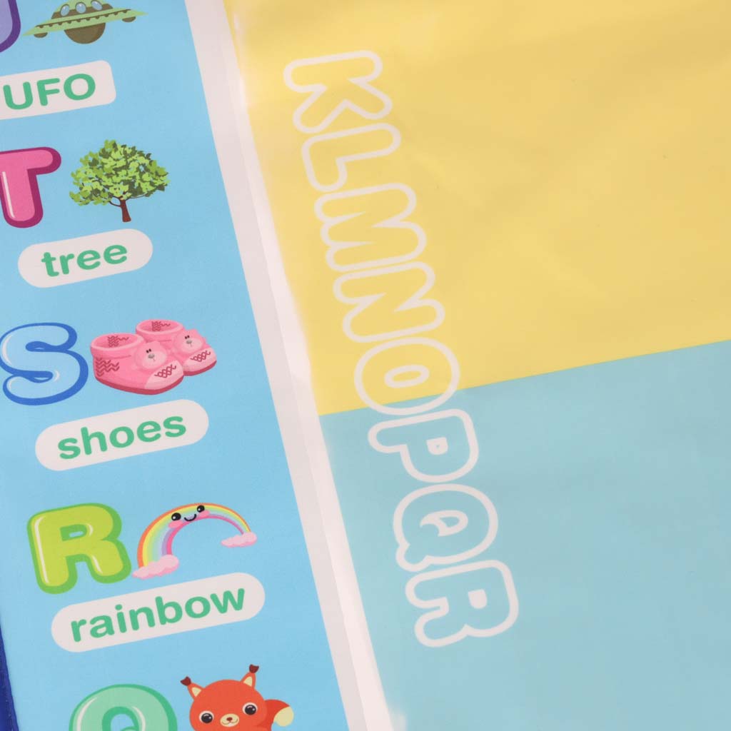 Vodní malovací podložka s příslušenstvím – 100 × 80 cm, abeceda