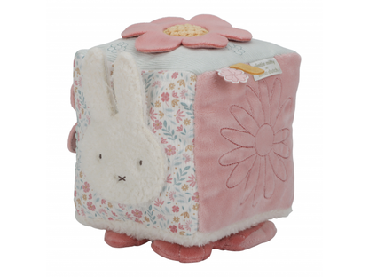 Kostka textilní s aktivitami králíček Miffy Lucky Blossom
