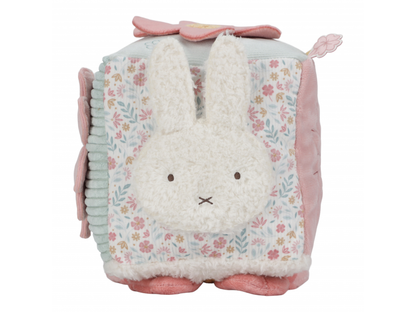 Kostka textilní s aktivitami králíček Miffy Lucky Blossom