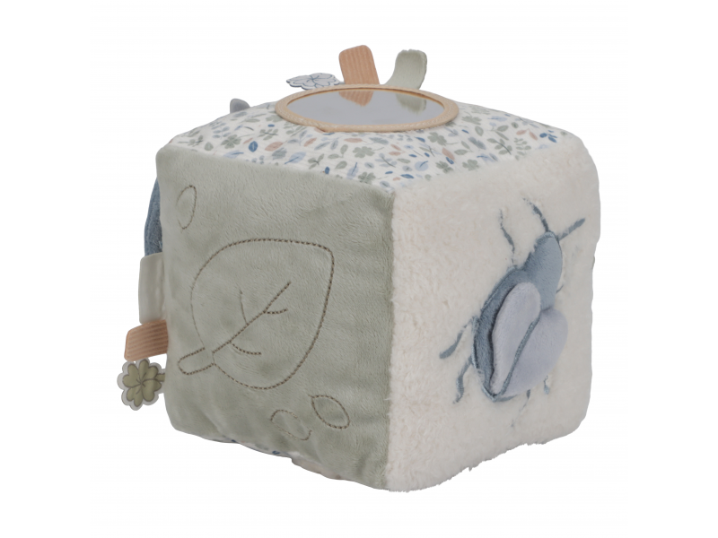 Kostka textilní s aktivitami králíček Miffy Lucky Leaves