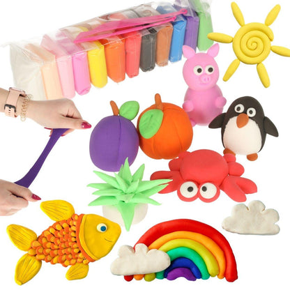 Magic marshmallows plastelína 12 barev s příslušenstvím
