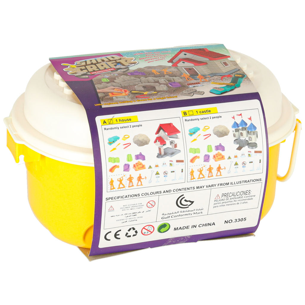 Kreativní sada s kouzelným pískem – Domek a formičky