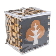 Pěnová puzzle podložka s obrázky dinosaurů 143x143cm - 36 ks