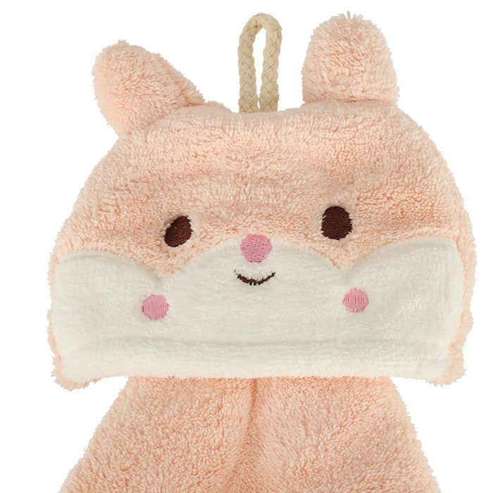 Dětský ručníček na ruce – růžový králíček, 42 × 25 cm